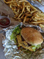 Five Guys Burgers Fries food