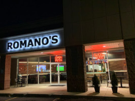 Romano's Stone Baked Pizza inside