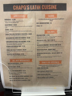 Chapo's Latin Cuisine L menu