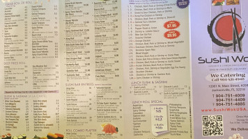 Sushi Wok menu