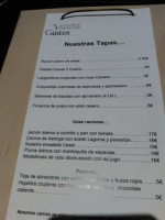 5 Gustos menu