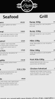 The Lobster Pot menu