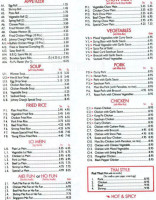 Johnny Chang's menu