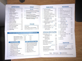 Rod-dee Thai Cuisine menu