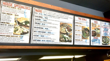 Chinos Fusion Hacienda menu