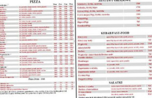 Bachus menu