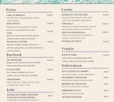 Monte's Bistro menu