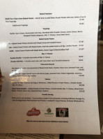 Talking Cursive Brewing Company menu