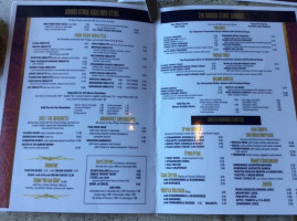 Grand Stage Diner menu