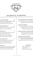 Naumes Suncrest Winery menu