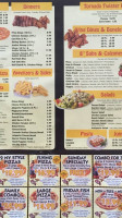 Tornado's Pizza menu