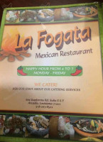 La Fogata menu