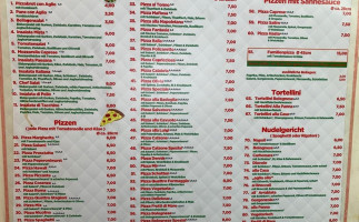 Pizzeria Roma menu