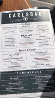 Carlsbad Brewing Company menu