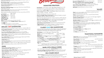 Bernstein's Deli menu