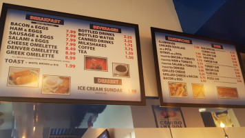 George's Burgers & Subs menu