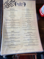 The Rusty Melon menu