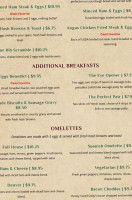 Oasis Casino menu