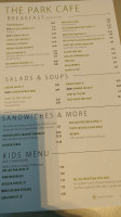 Park Cafe menu