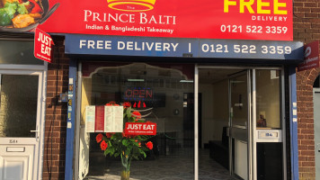 The Prince Balti outside