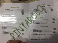 Pintarolo menu