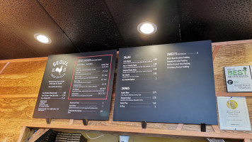 Seoul Fried Chicken menu