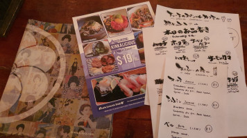 Kinka Izakaya Original menu