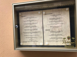 Restaurant Zur Schlossbastei menu