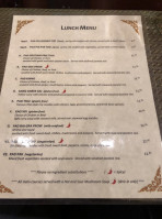 Siam Bistro menu