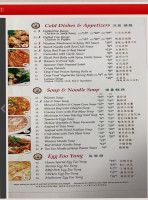 Panda Szechuan menu