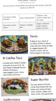 El Califas Tacos food