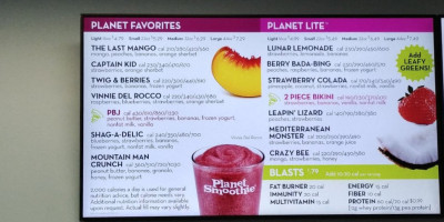 Planet Smoothie food