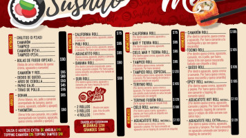 Sushito Tecuala menu