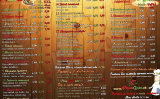 Pizza Gaia menu