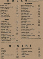 Sushi Boss menu