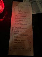 The Franklin menu