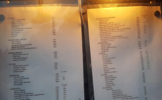 Szúnyogvár Étterem menu