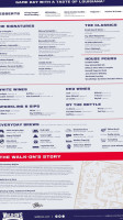 Walk On's Sports Bistreaux Alexandria menu