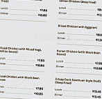 David Chen menu