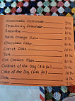 Cafe Naftalin K menu