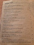 Penny University Coffee Roasters menu