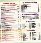 Saffron menu