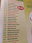 Hong Kong menu