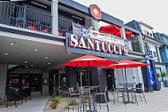 Santucci's Original Square Pizza inside