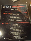 Tj's And Drinkery menu