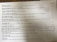 Harry's Cafe Bakery menu