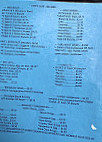 Fayes Cafe menu