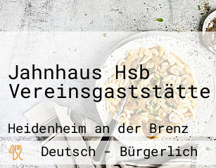 Jahnhaus Hsb Vereinsgaststätte