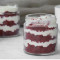 Red Woman Jar Red Velvet White Chocolate