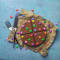 Cadbury Gems Waffle Pizza